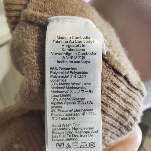 J.Crew Roll Collar Wool Alpaca Blend Pullover Sweater Small - Picture 8 of 10